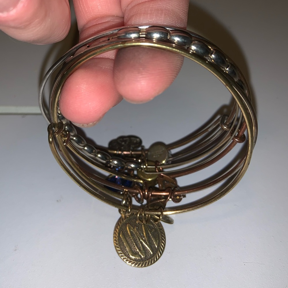 Set of Alex and Ani Bangles